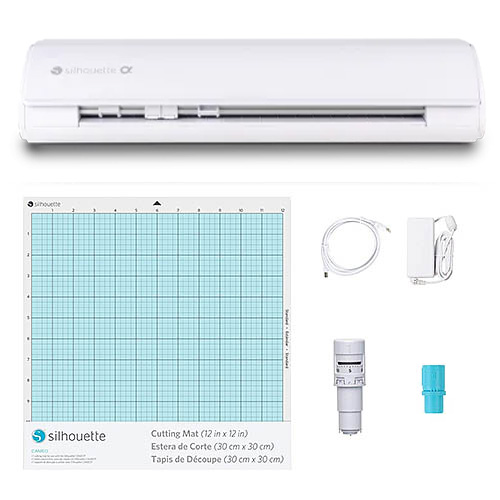 Silhouette Cameo 5 Alpha doboz teljes tartalma
