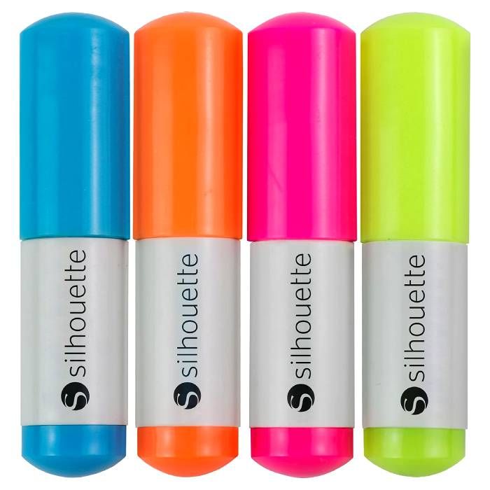 Silhouette tollak - neon színek