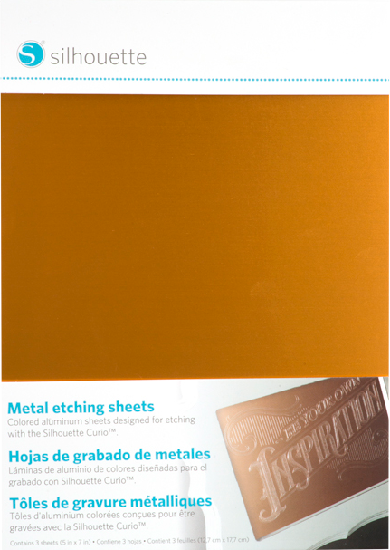 Silhouette gravírozható fémlemezek